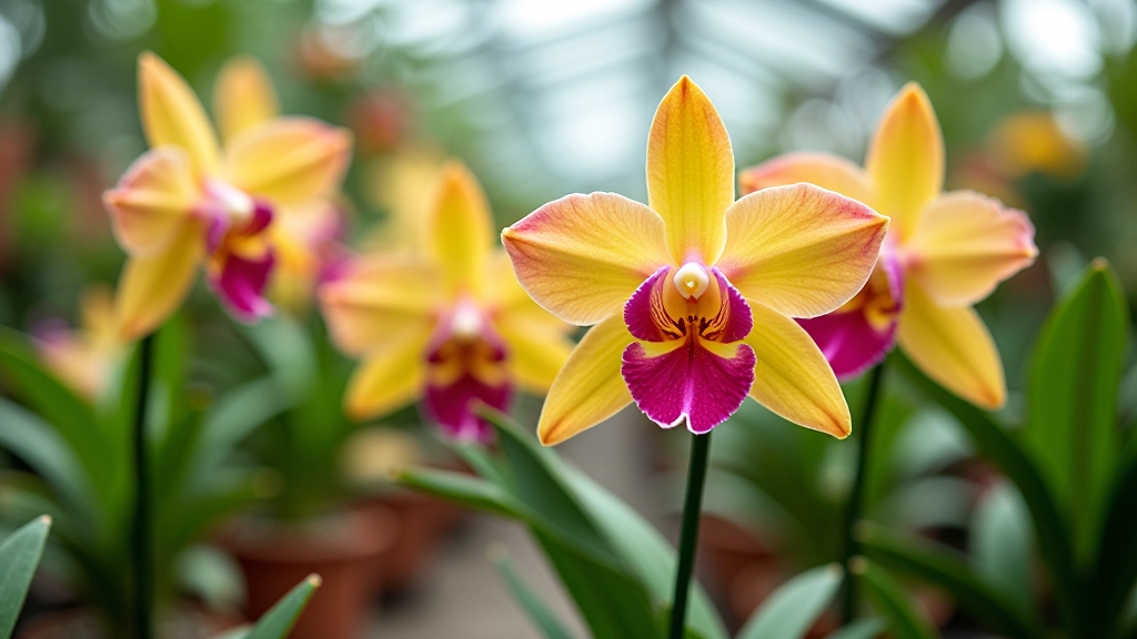 Retos orchidėjos ir egzotiniai augalai oranžerijoje